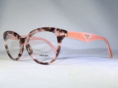 pink tortoise shell glasses Prada